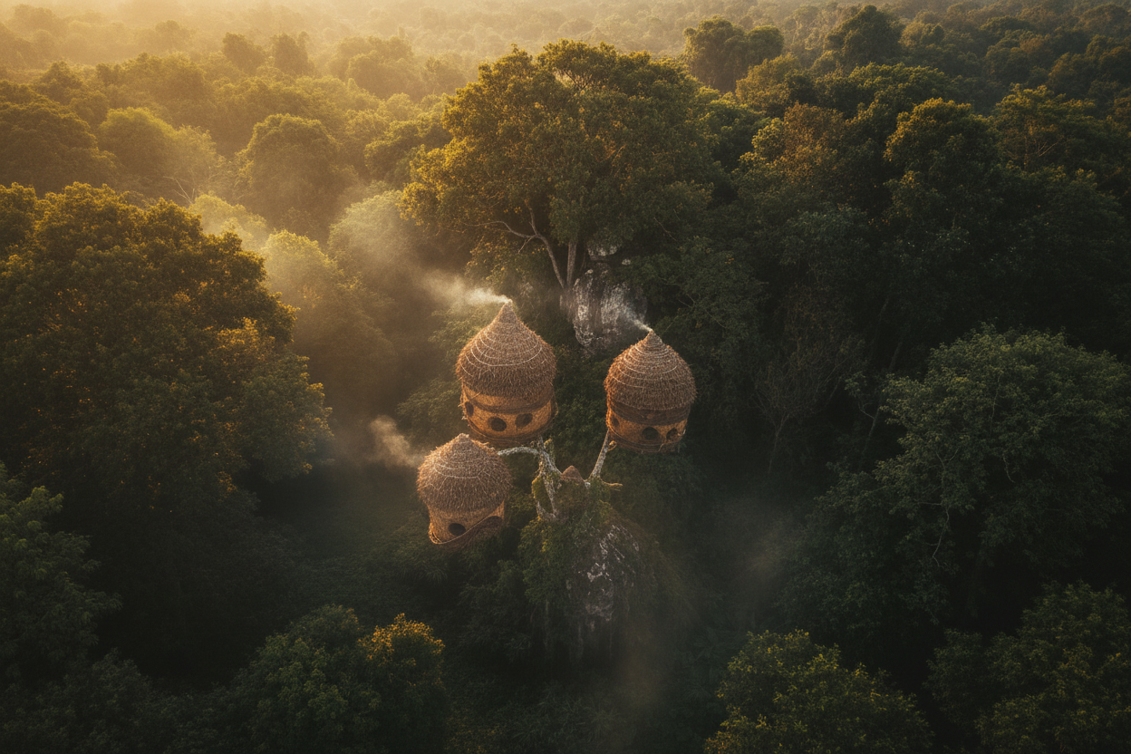 Forêt africaine ruches