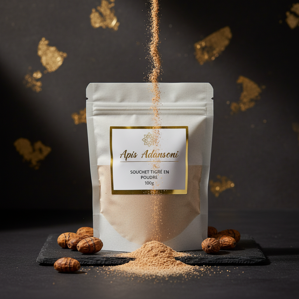 Souchet Tigre en Poudre 100 G – Le Trésor Nutritif du Sénégal